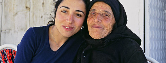 Çigdem and her grandmother